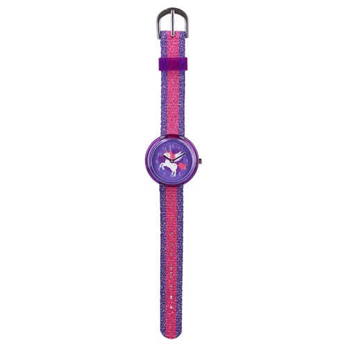 Children's wrist watch Pret Kids Time Unicorn Purple