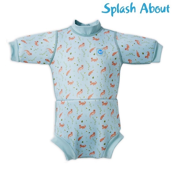 Baby wetsuit with diaper SplashAbout Playful Otters