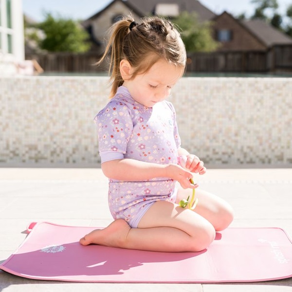 Baby wetsuit with diaper SplashAbout Spring Flowers