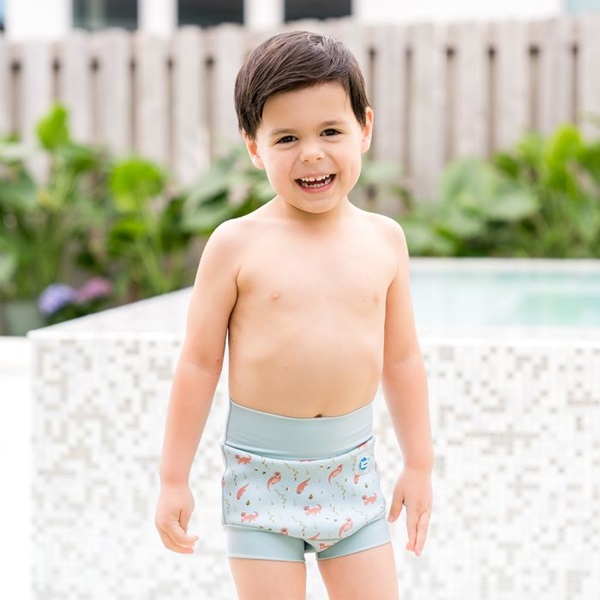 Reusable swim diaper SplashAbout Happy Nappy Playful Otters