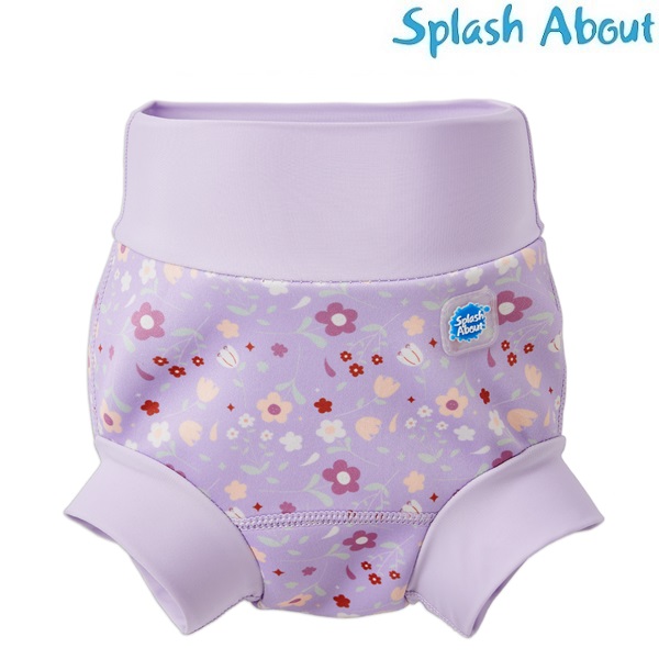 Reusable swim diaper SplashAbout Happy Nappy Spring Flowers