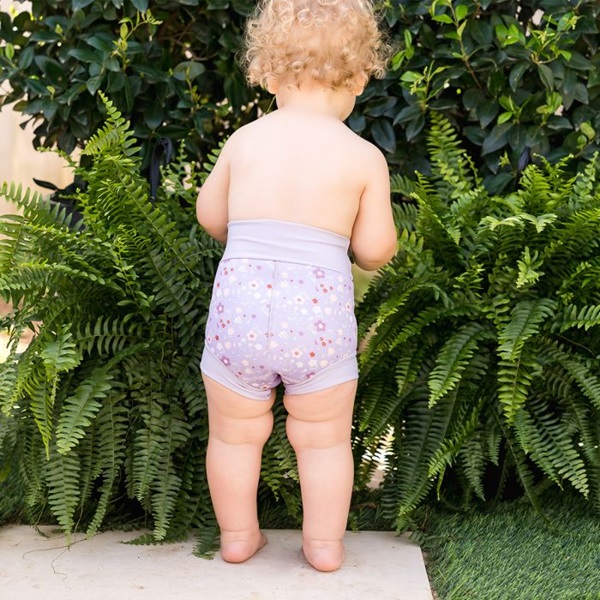 Reusable swim diaper SplashAbout Happy Nappy Spring Flowers