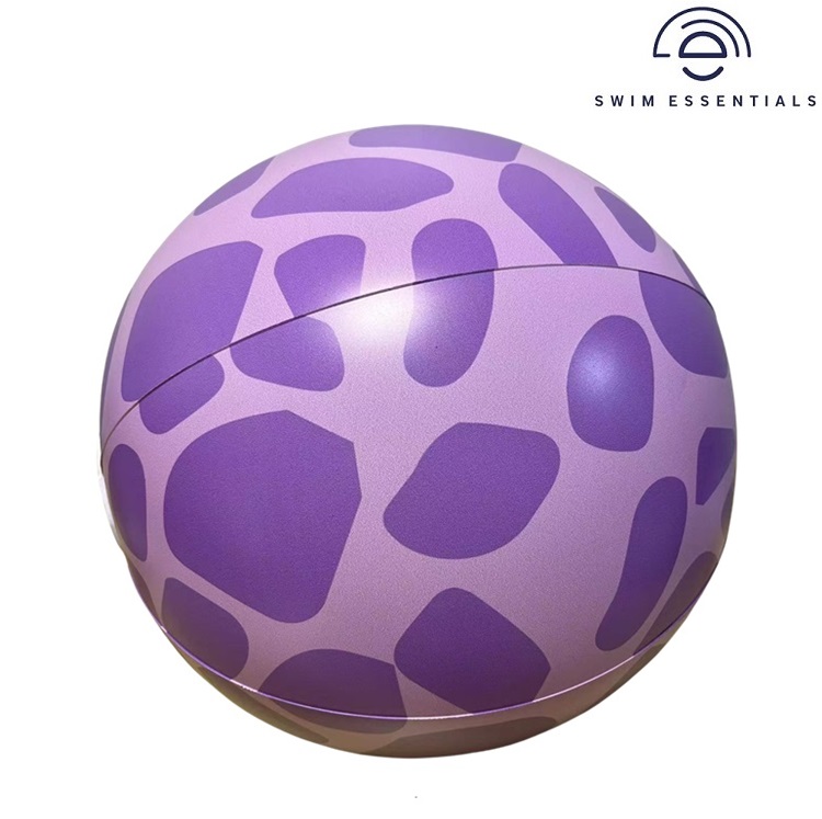 Inflatable Beach Ball - Swim Essentials Purple Giraffe