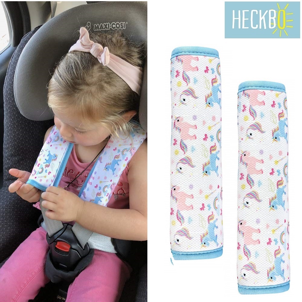 Car Seat Belt Cover for Baby - Heckbo Unicorns