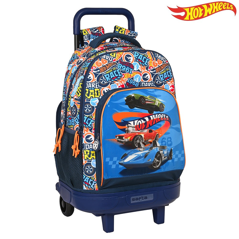 Children's suitcase Hot Wheels Trolley Backpack Challenge