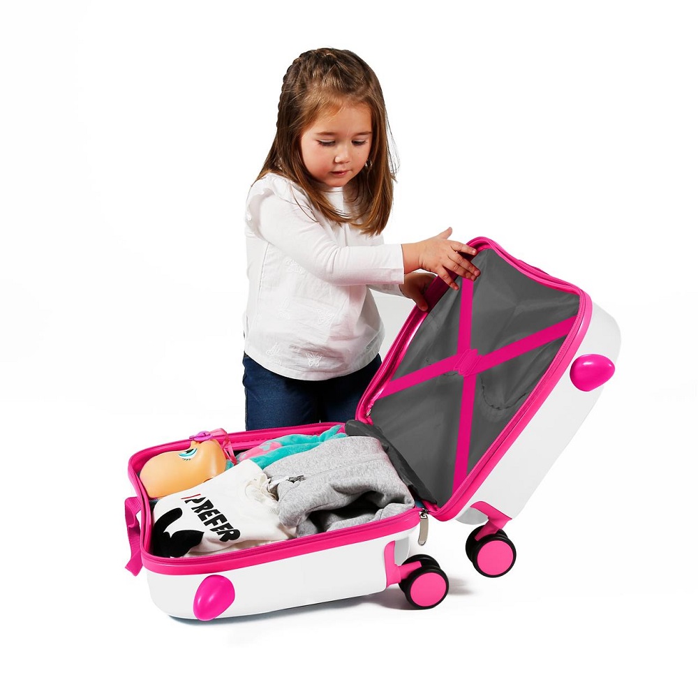 Ride-on suitcase for children Roll Road Unicorn