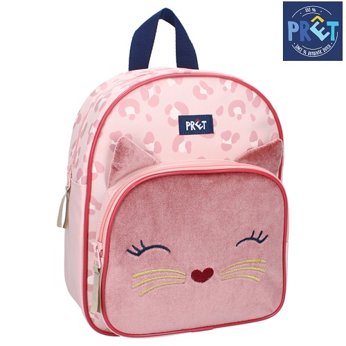 Backpack for kids Pret Giggle Pink Cat