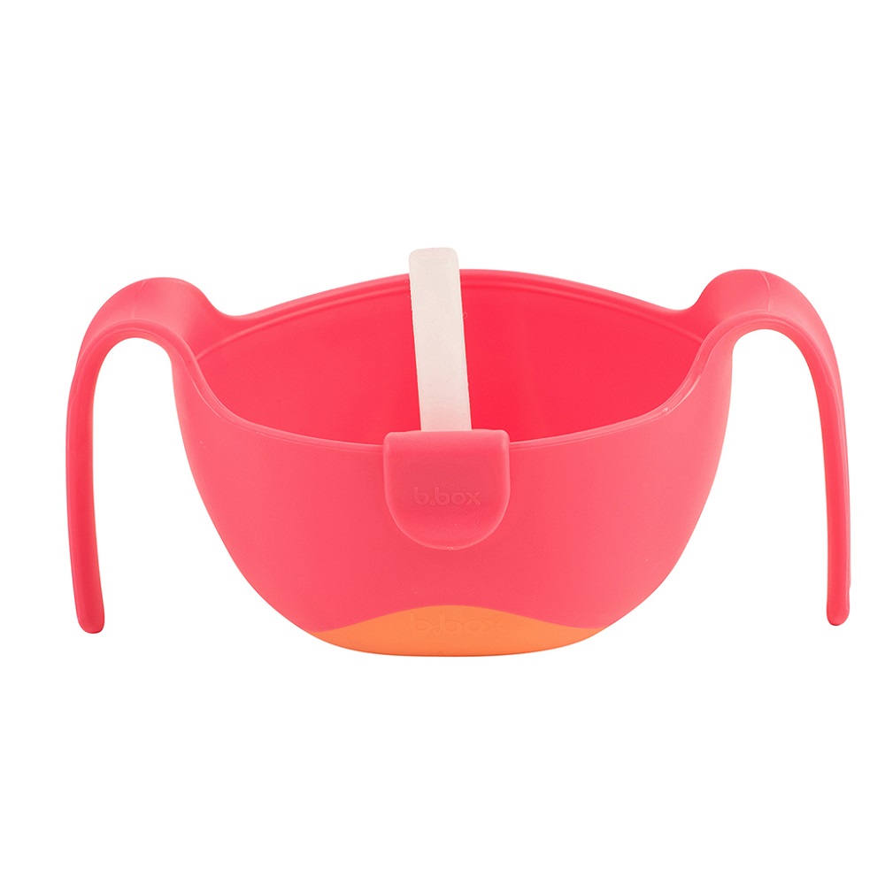 Kids' bowl and straw B.box Strawberry Shake