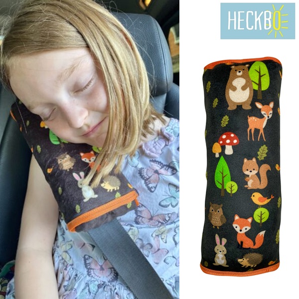 Seat belt pillow Heckbo Forest Animals