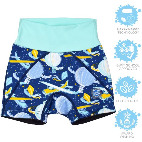 Diaper swim shorts SplashAbout Splash Jammers Up in the Air