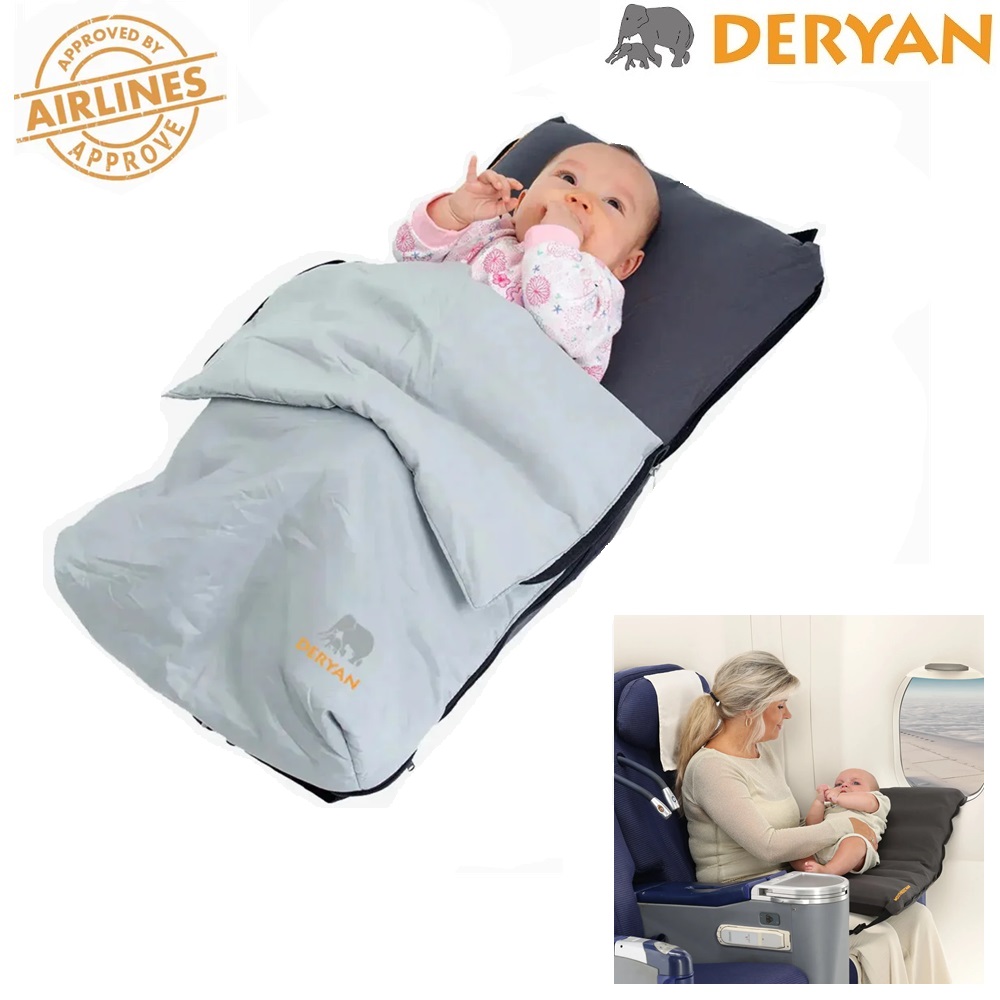 Travel Mattress for Baby - Deryan Airtraveller Grey