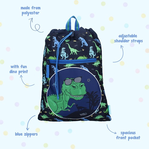 Gymbag for kids Pret Happy Go Lucky Dino