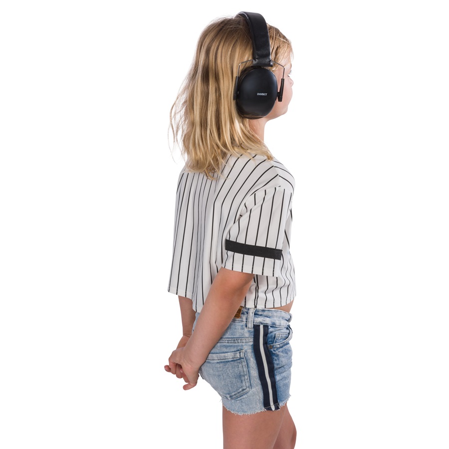 Children's ear defenders Dooky Junior Black