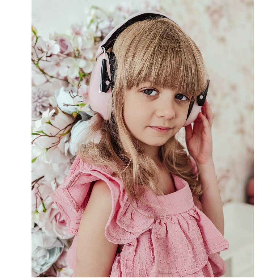 Children's ear defenders Dooky Junior Pink