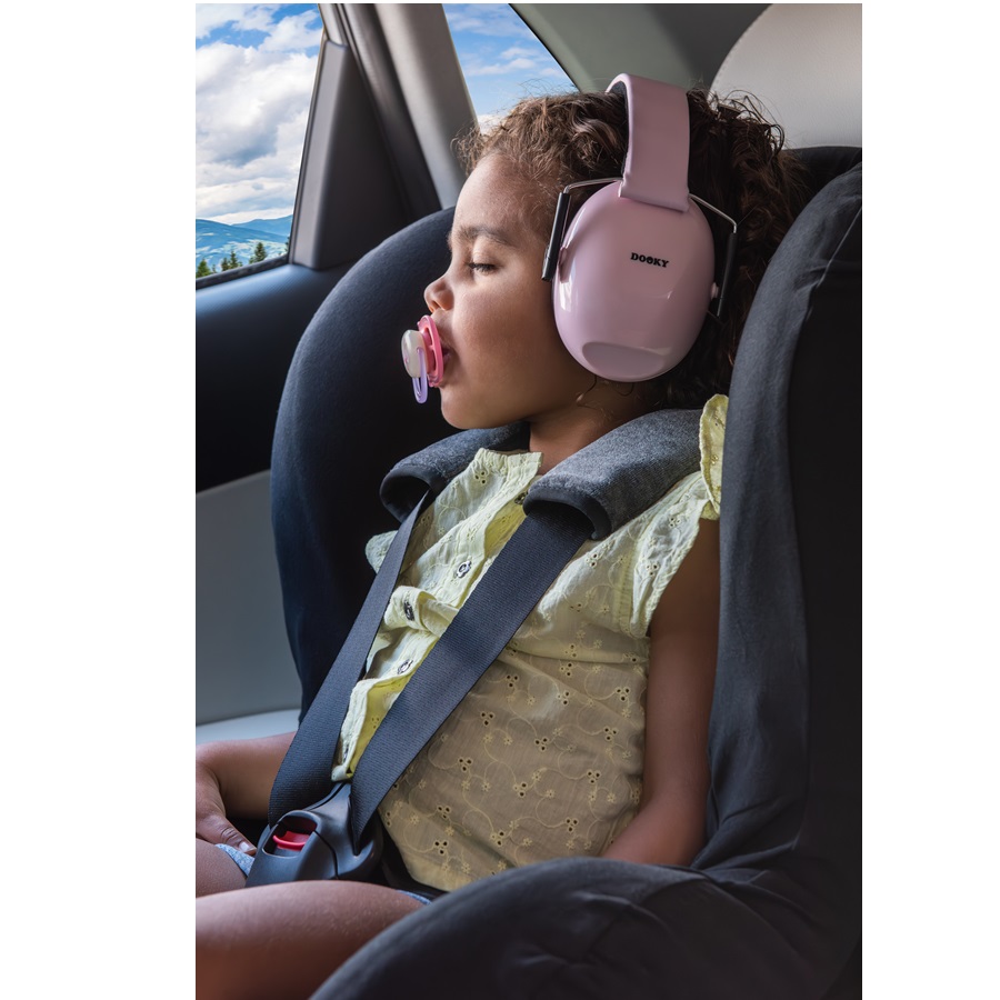 Children's ear defenders Dooky Junior Pink