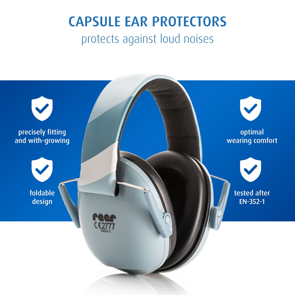 Kids' ear defenders Reer SilentGuard Blue