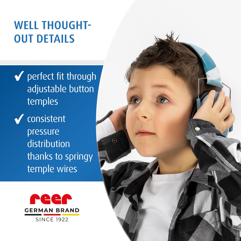 Kids' ear defenders Reer SilentGuard Blue