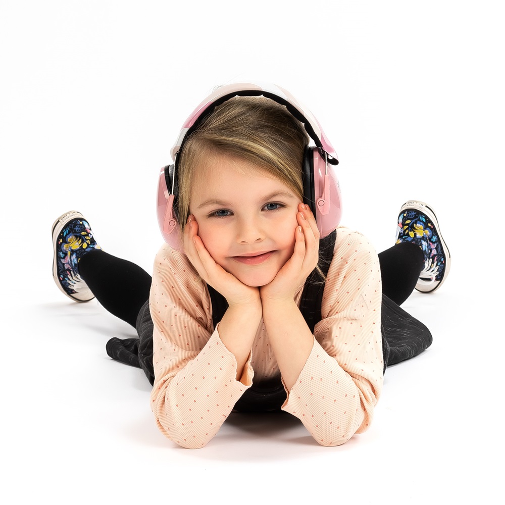 Kids' ear defenders Reer SilentGuard Pink