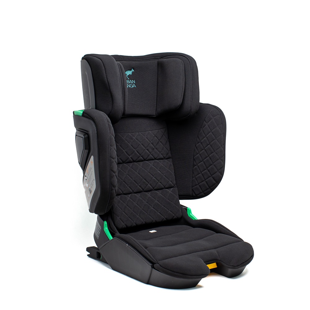 Foldable Car Seat Urban Kanga Wallaroo Black Quilt