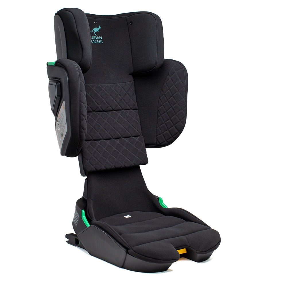 Foldable Car Seat Urban Kanga Wallaroo Black Quilt