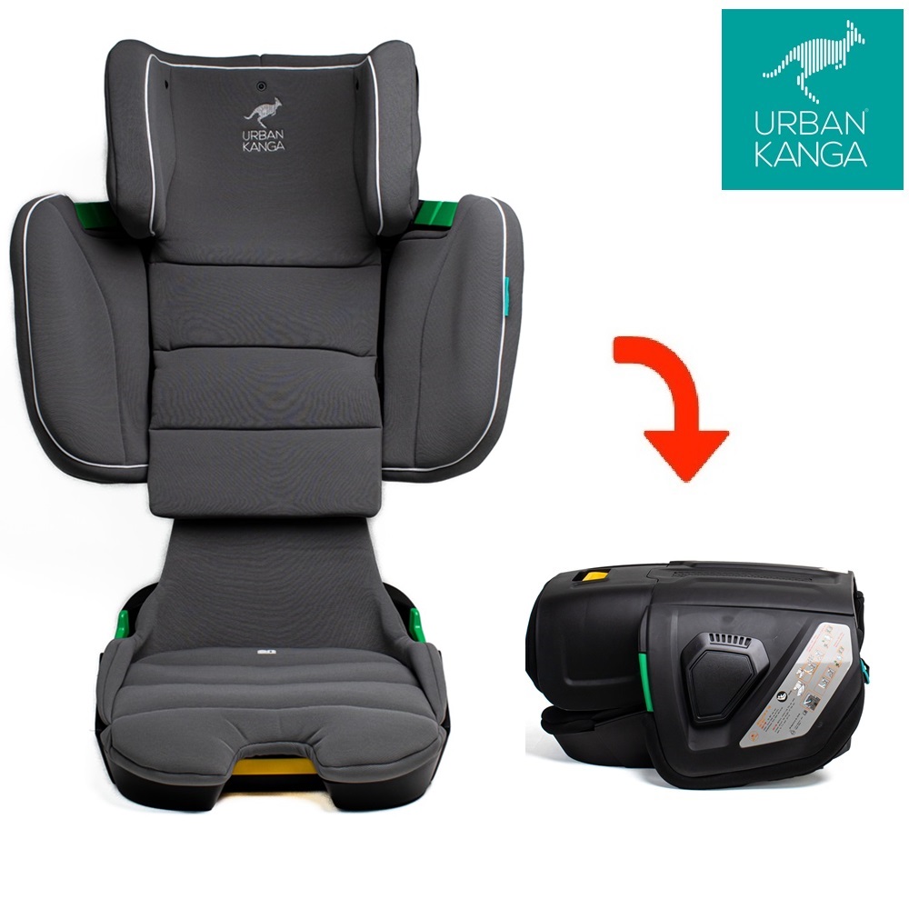 Foldable Car Seat Urban Kanga Wallaroo Grey