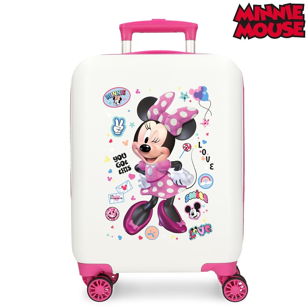 Suitcase for kids Minnie Mouse Smile and Love