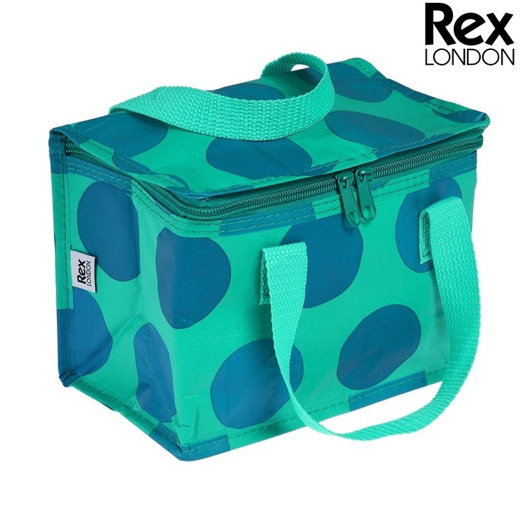 Small Cooler Bag - Rex London Blue on Turquoise