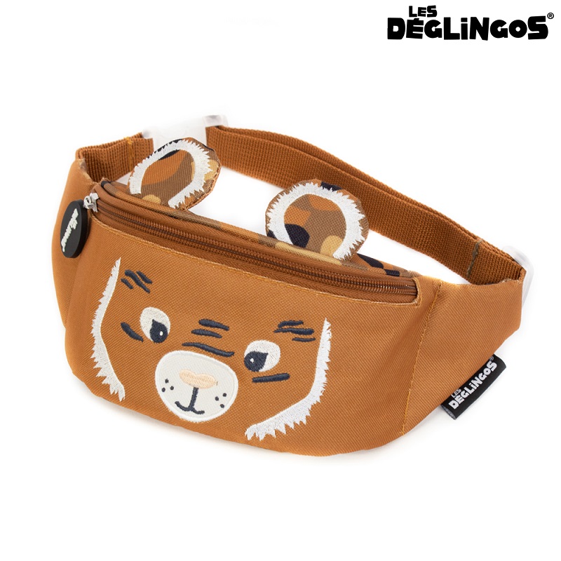 Waist bag for children Les Deglingos Fanny Pack Tiger