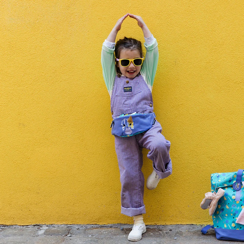 Children's fanny pack Les Deglingos Zebra