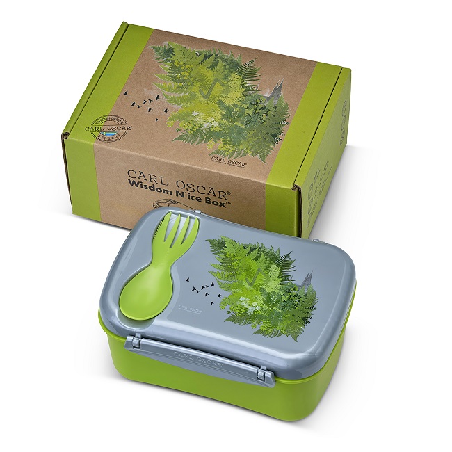 Lunch Box with cooling pack in the lid Carll Oscar Wisdom Nature