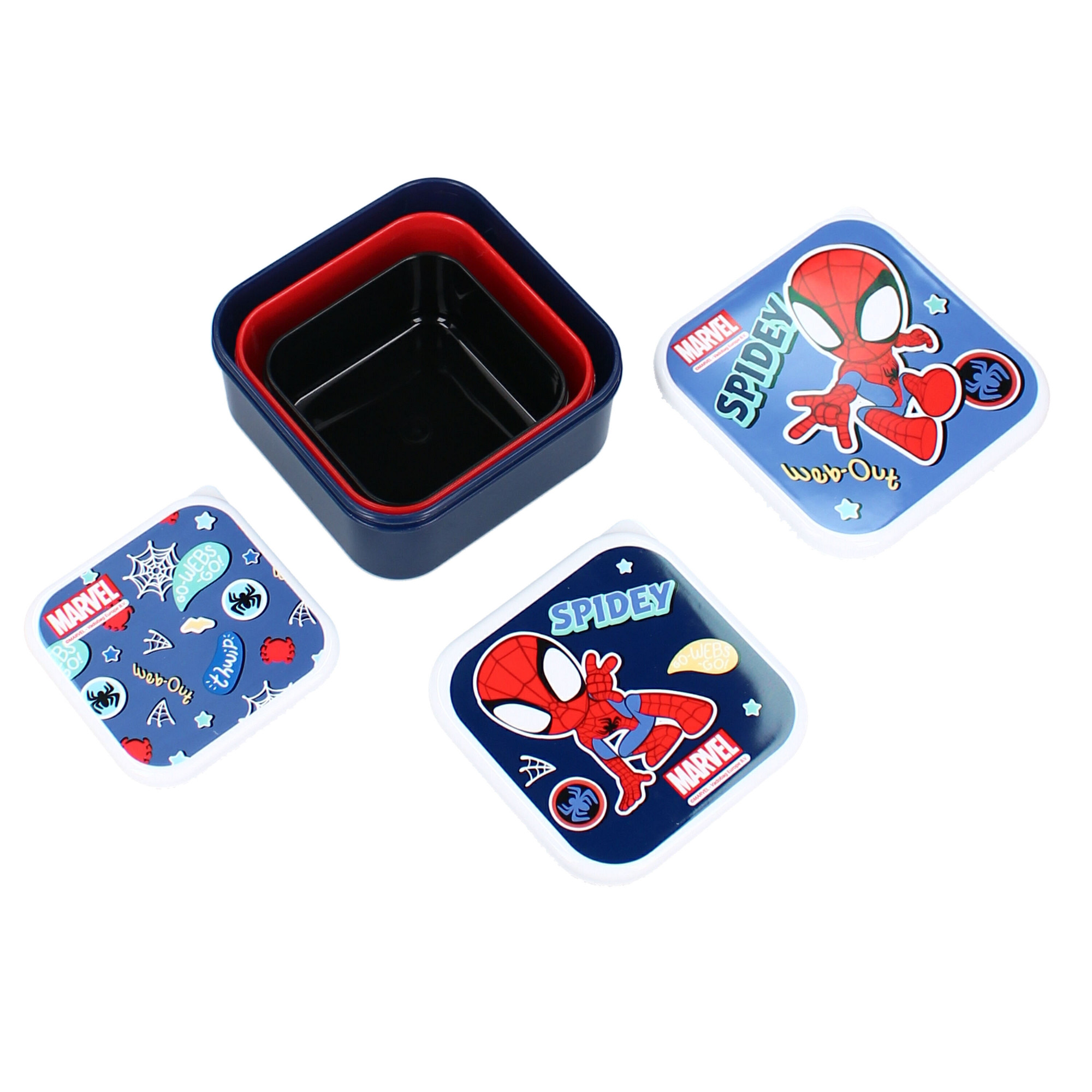 Snack boxes for kids Spidey Fresh Bites