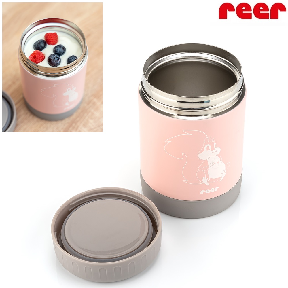 Food thermos for kids Reer ColourDesign Light Pink