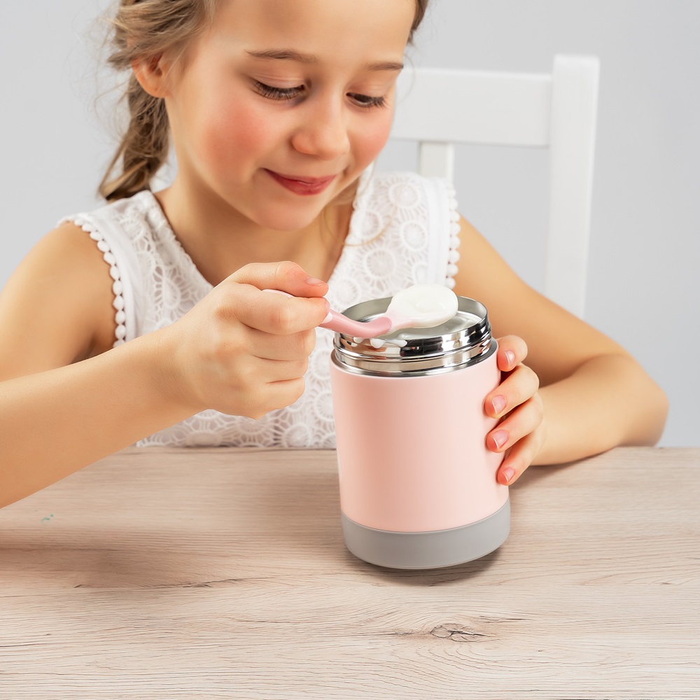 Food thermos for kids Reer ColourDesign Light Pink