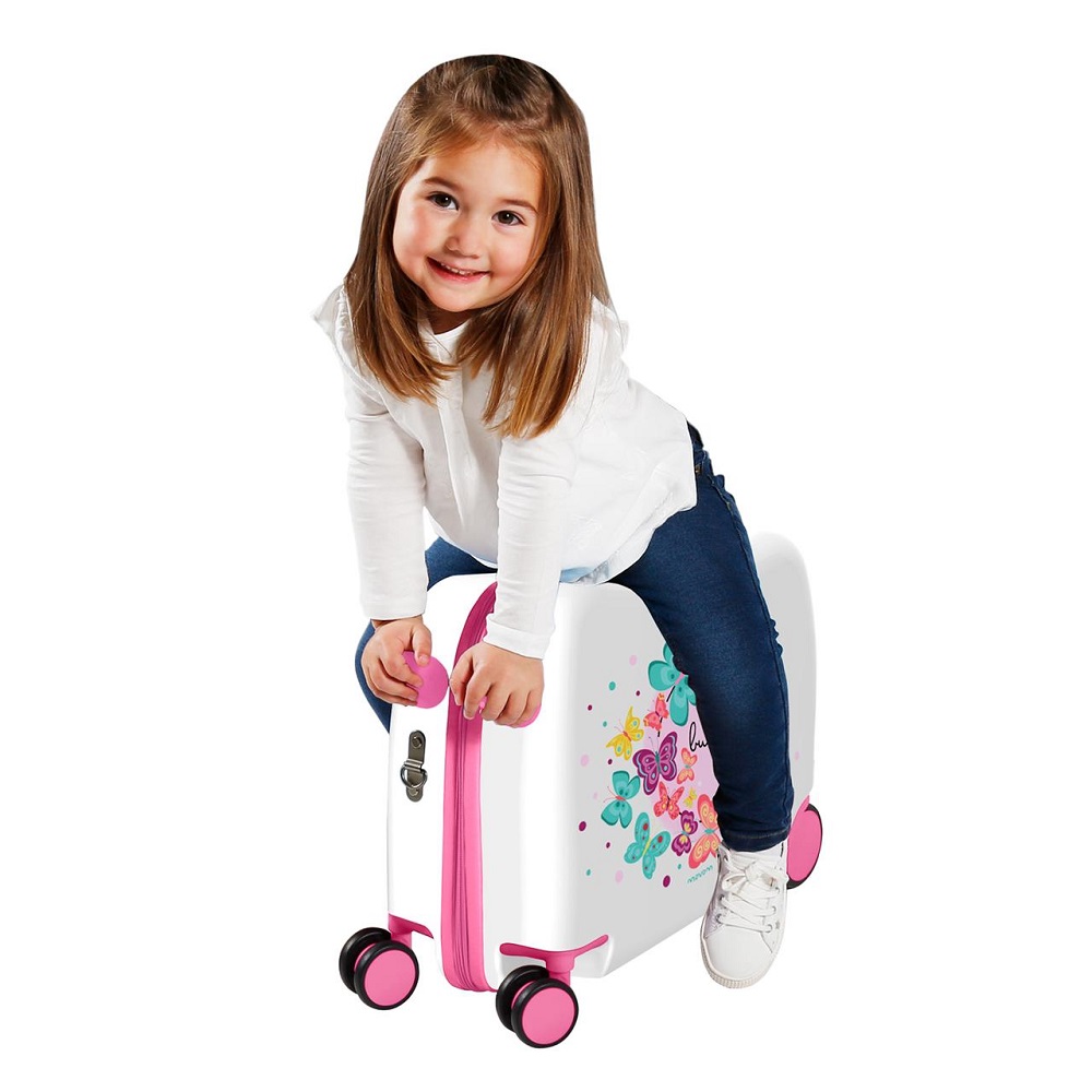 Ride on suitcase for children Movom Butterfly