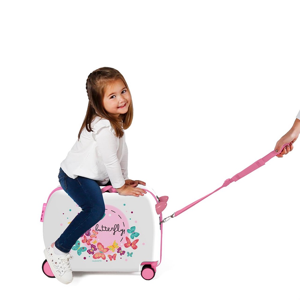 Ride on suitcase for children Movom Butterfly