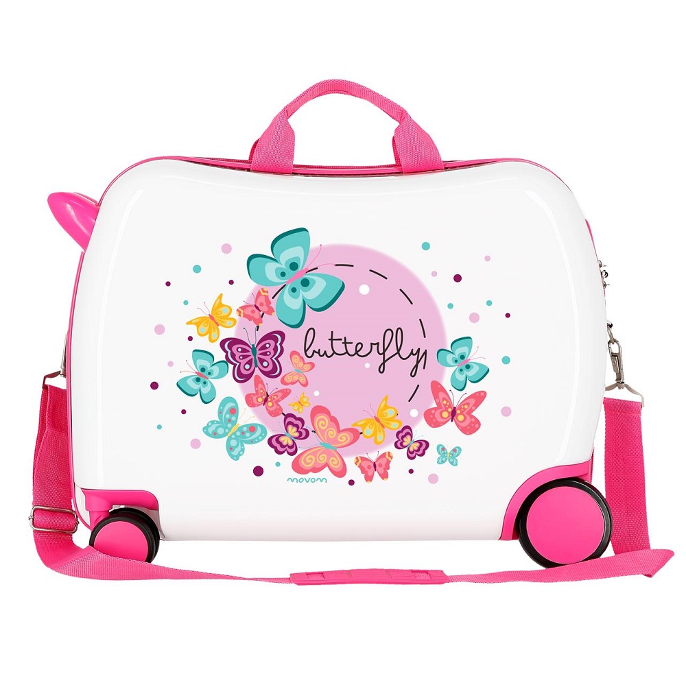 Ride on suitcase for children Movom Butterfly