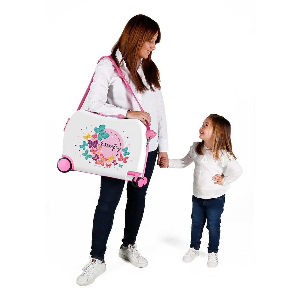 Ride on suitcase for children Movom Butterfly