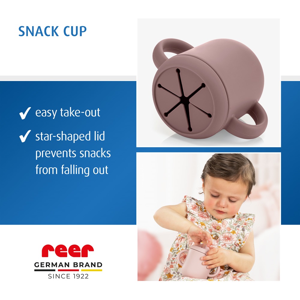 Mug and snacks cup for kids Reer Pink