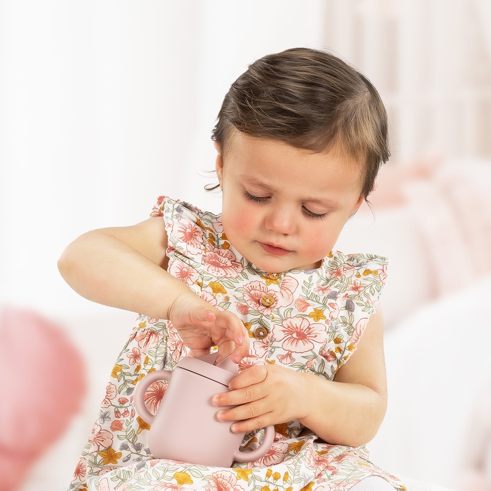 Mug and snacks cup for kids Reer Pink