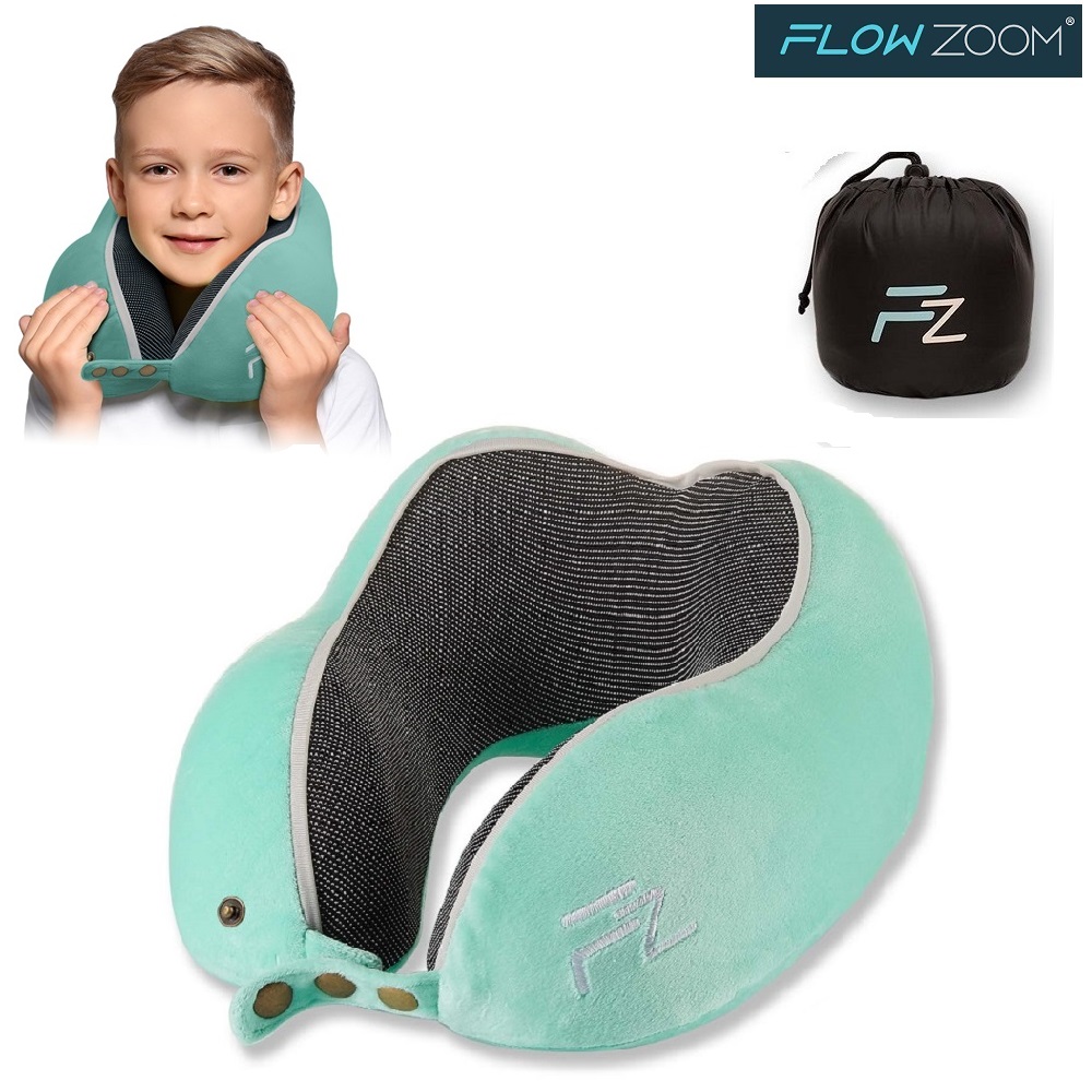 Neckpillow for kids Comfy Kids Turquoise Large