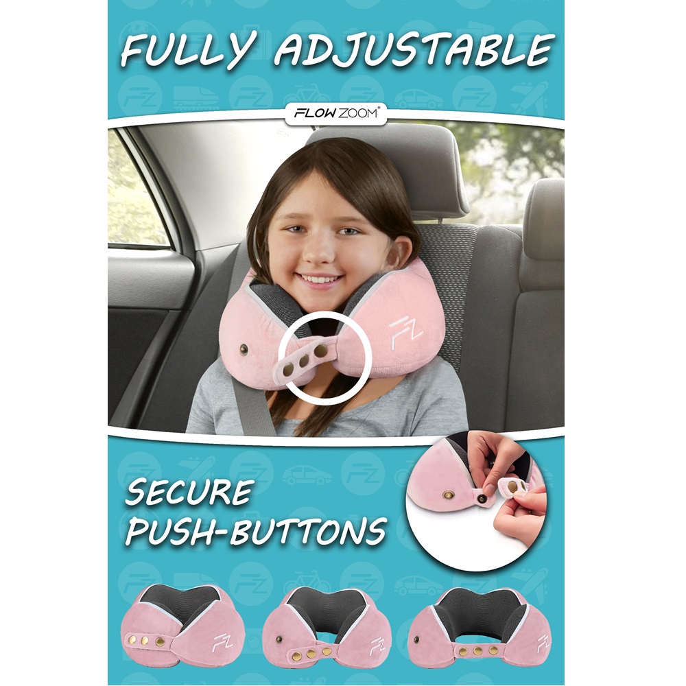 Neckpillow for kids Comfy Kids Pink Medum