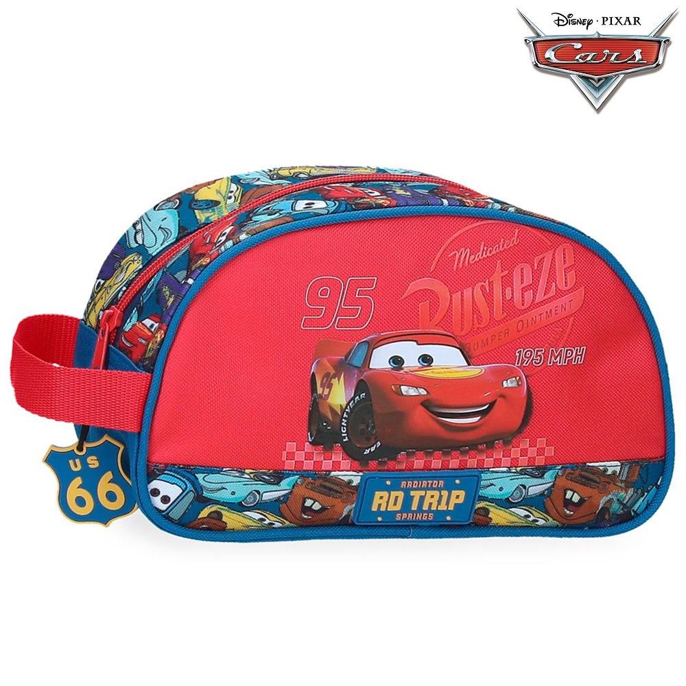 Toiletry bag for kids Cars Road Trip