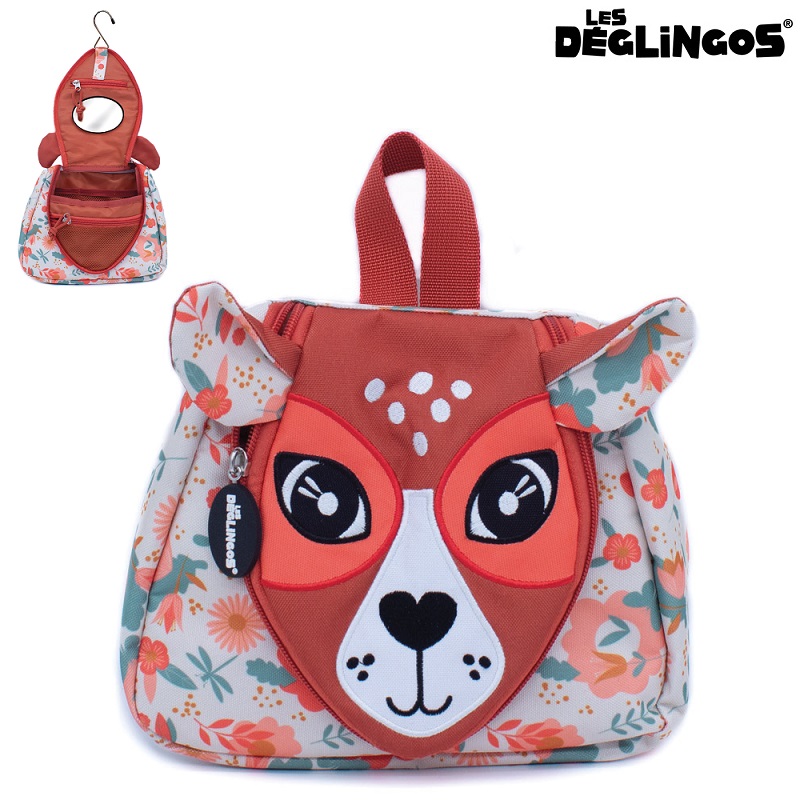 Toiletry bag for children Les Deglingos Deer