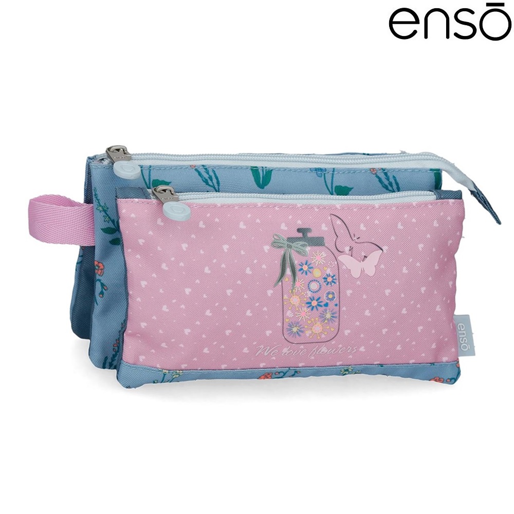 Kids' toiletry bag Enso Love Flowers