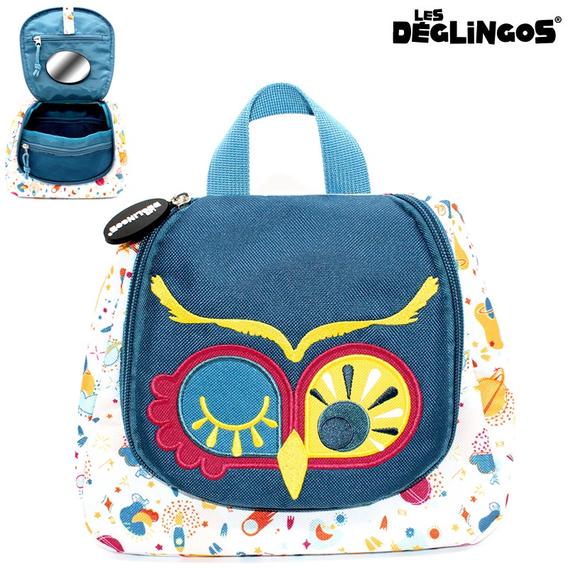 Children's toiletry bag Les Deglingos Owl