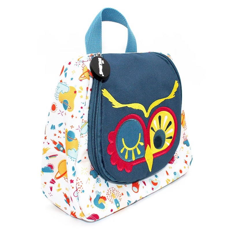 Children's toiletry bag Les Deglingos Owl