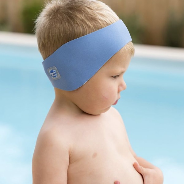 Swimming ear band for kids SplashAbout Blue