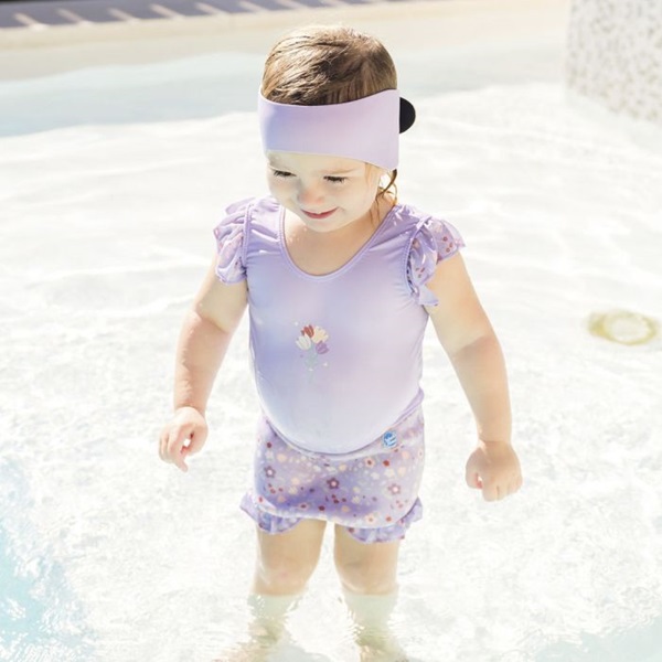 Swimming ear band for kids SplashAbout Purple