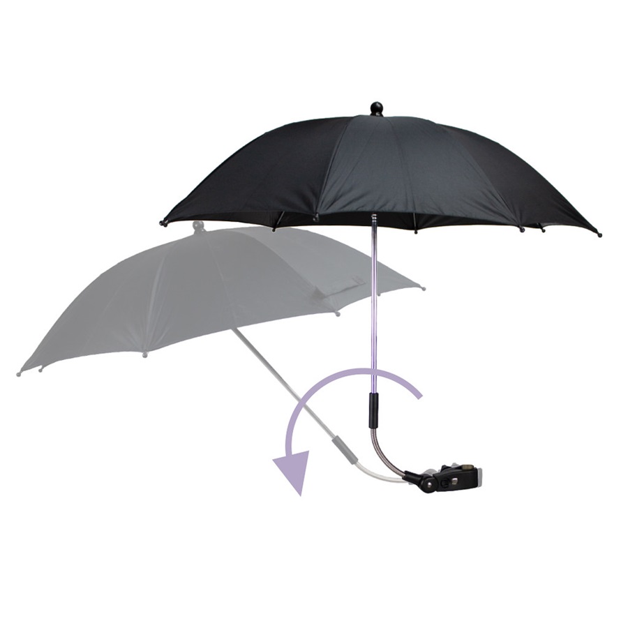 Buggy parasol Dooky Black