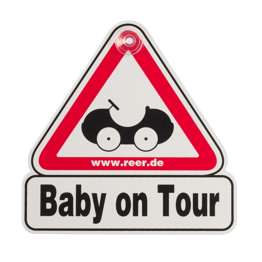 Baby on Tour sign for car